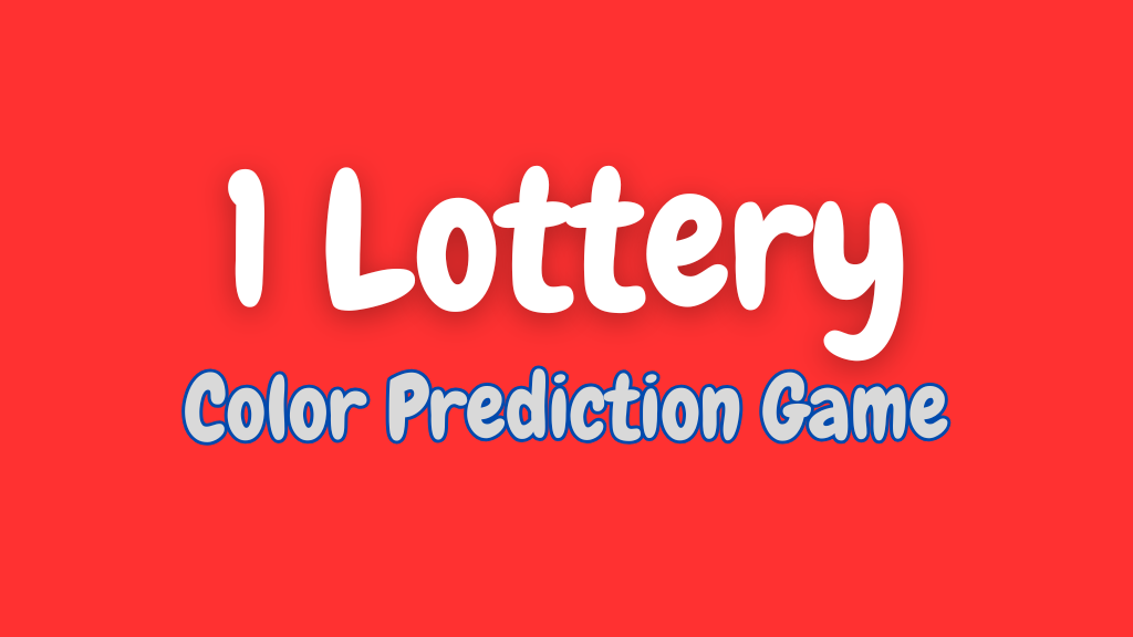 1 Lottery Login